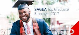 Vodacom honoured at the SAGEA Graduate Employer awards