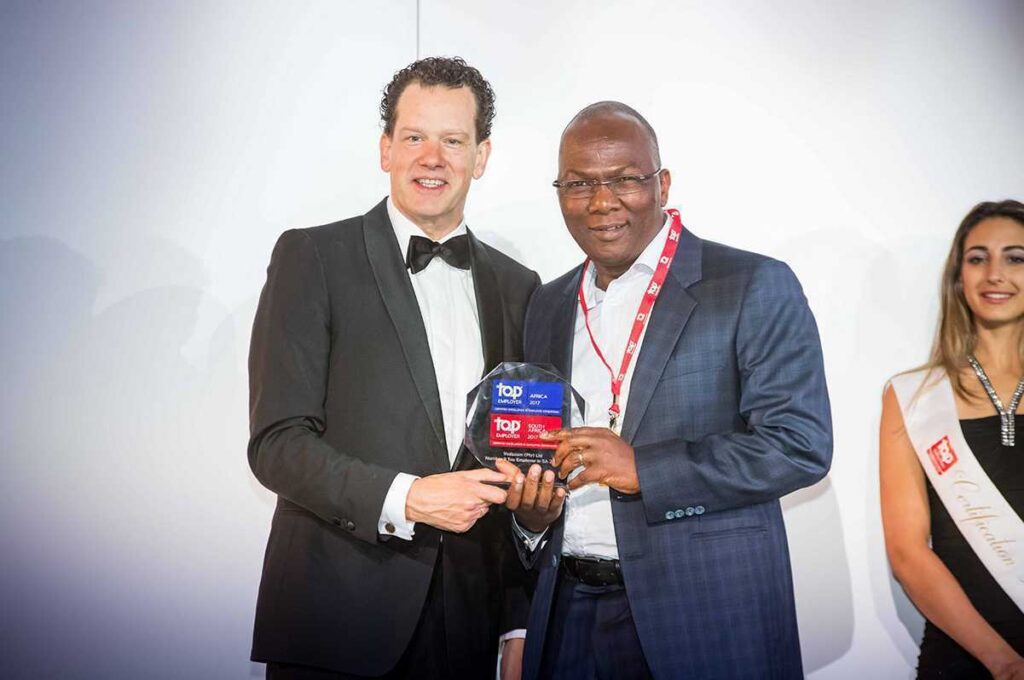 Vodacom again chosen as Top Employer in SA