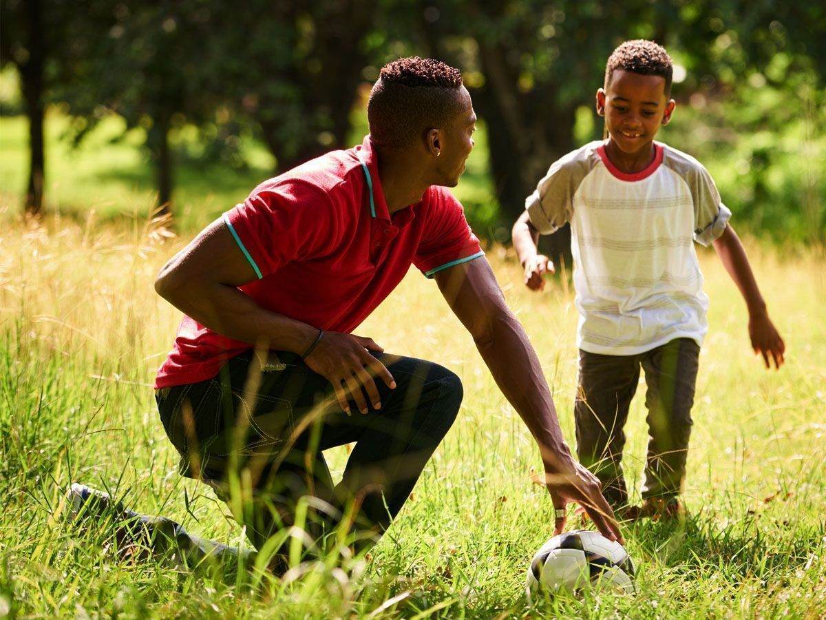 How to #BeAPresentDad… Lucas Radebe Leeds the way