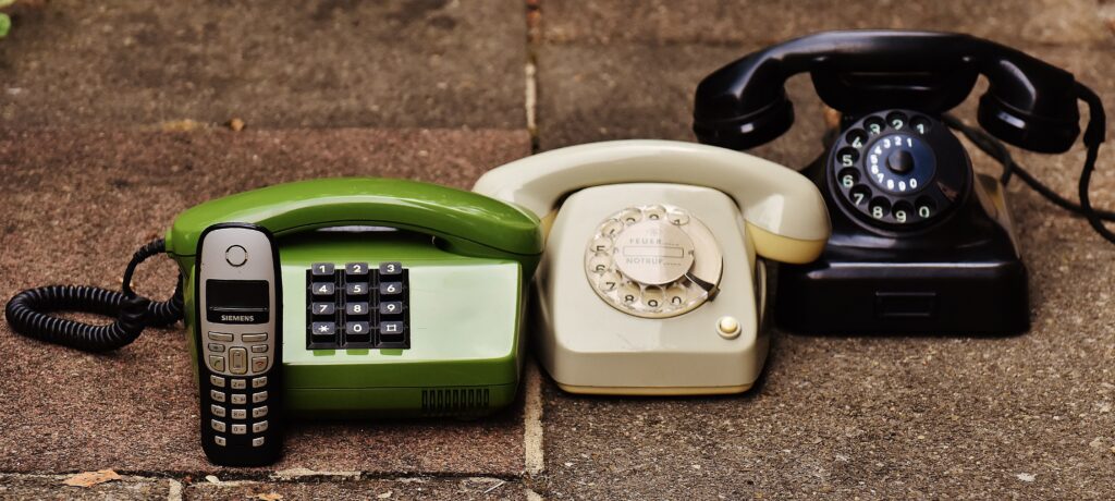 The mobile phone from then to now