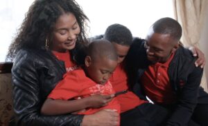 Wendy Parker says husband Bernard is a Man-of-the-Match father