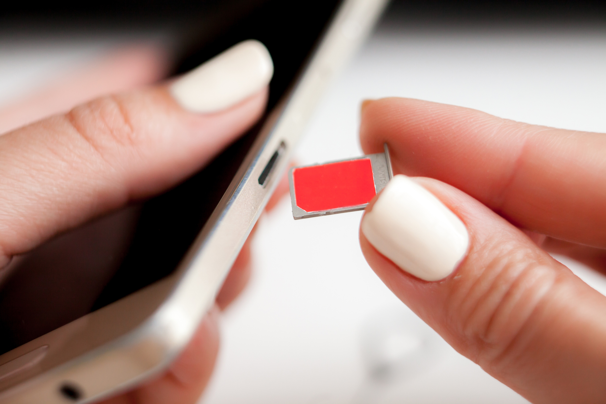 SIM card replacement in phone