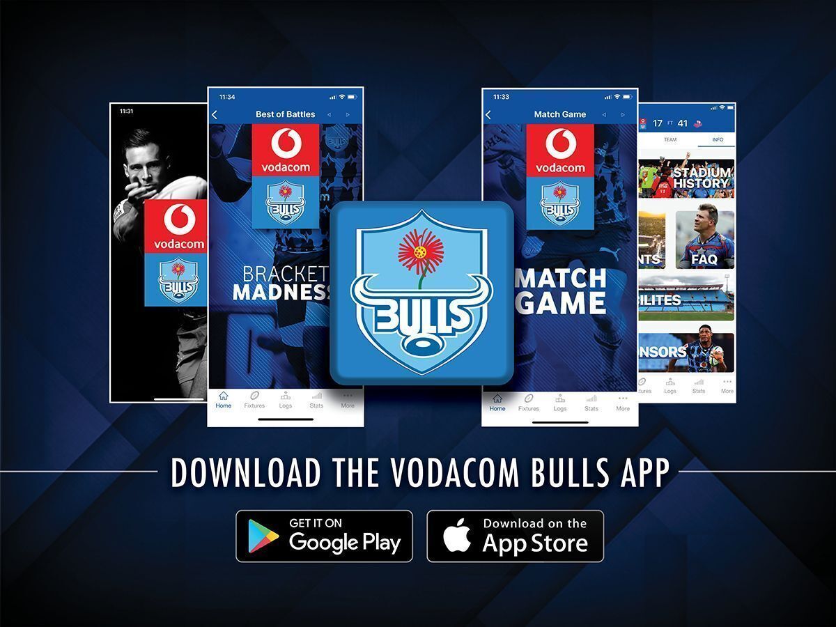 Download the Vodacom Bulls App now!