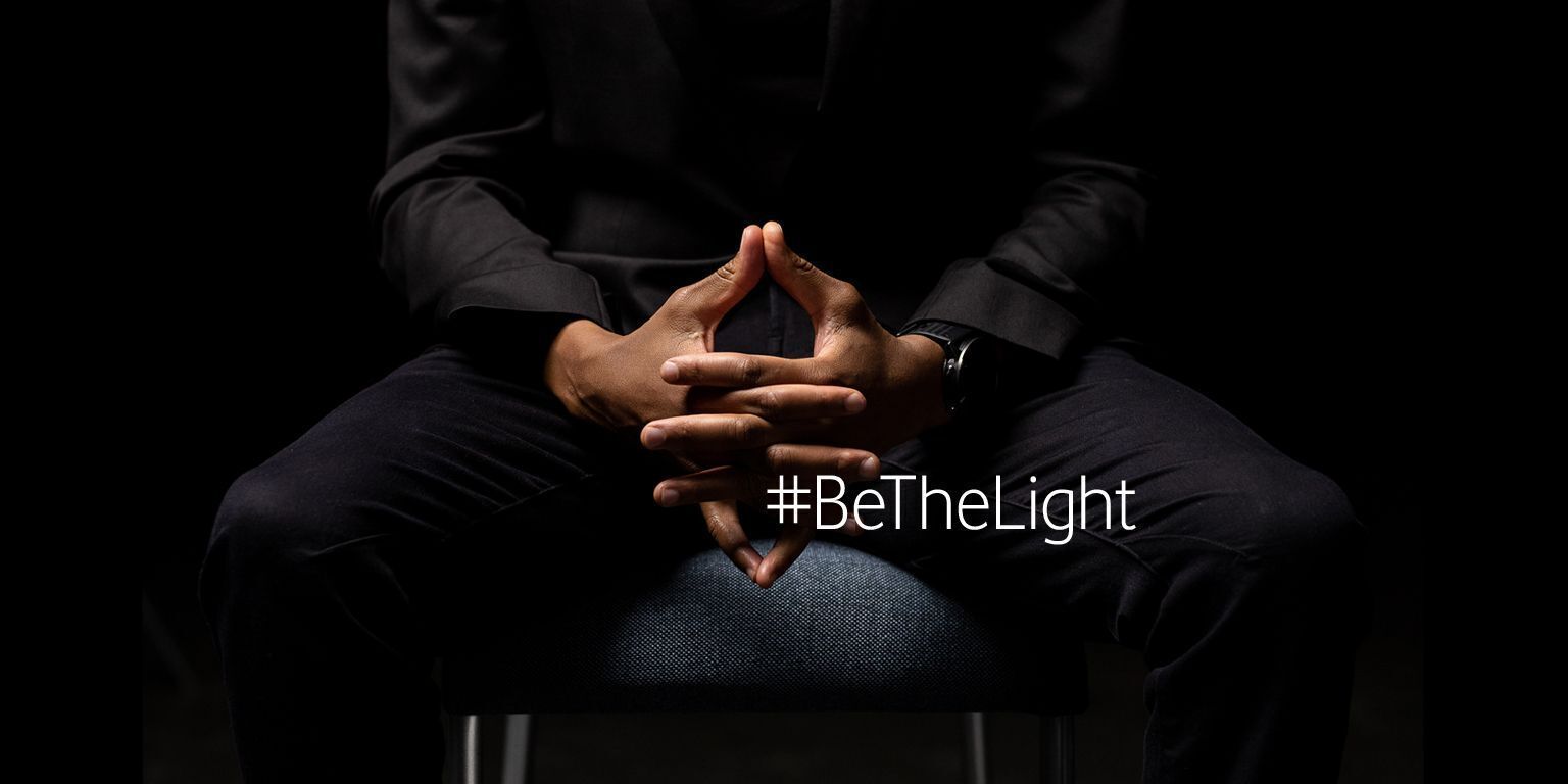 #BetheLight and join the battle against gender-based violence