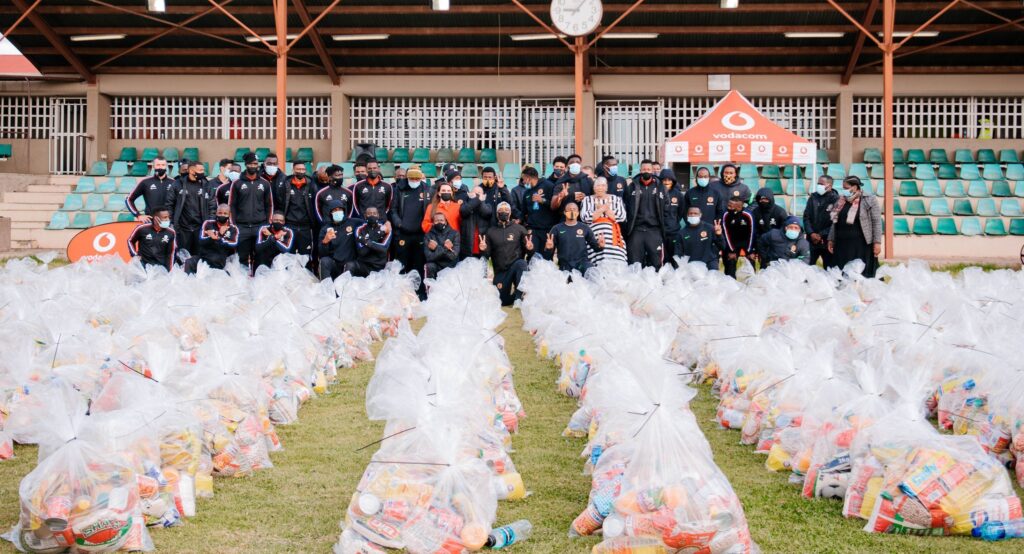 Vodacom brings football rivals together to feed their community