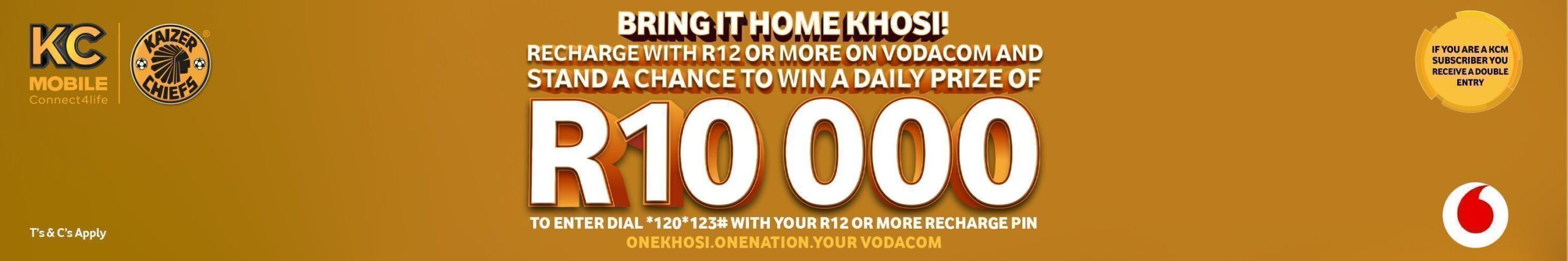 Vodacom and Kaizer Chiefs ready for a date with destiny