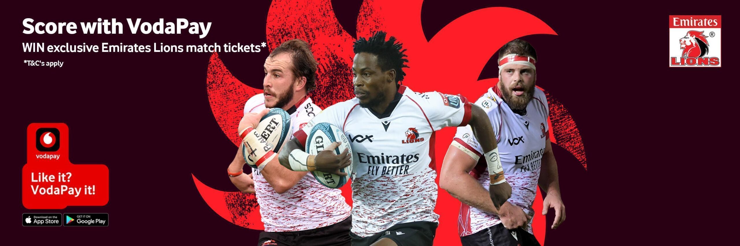 VodaPay and Emirates Lions Ticket Giveaway