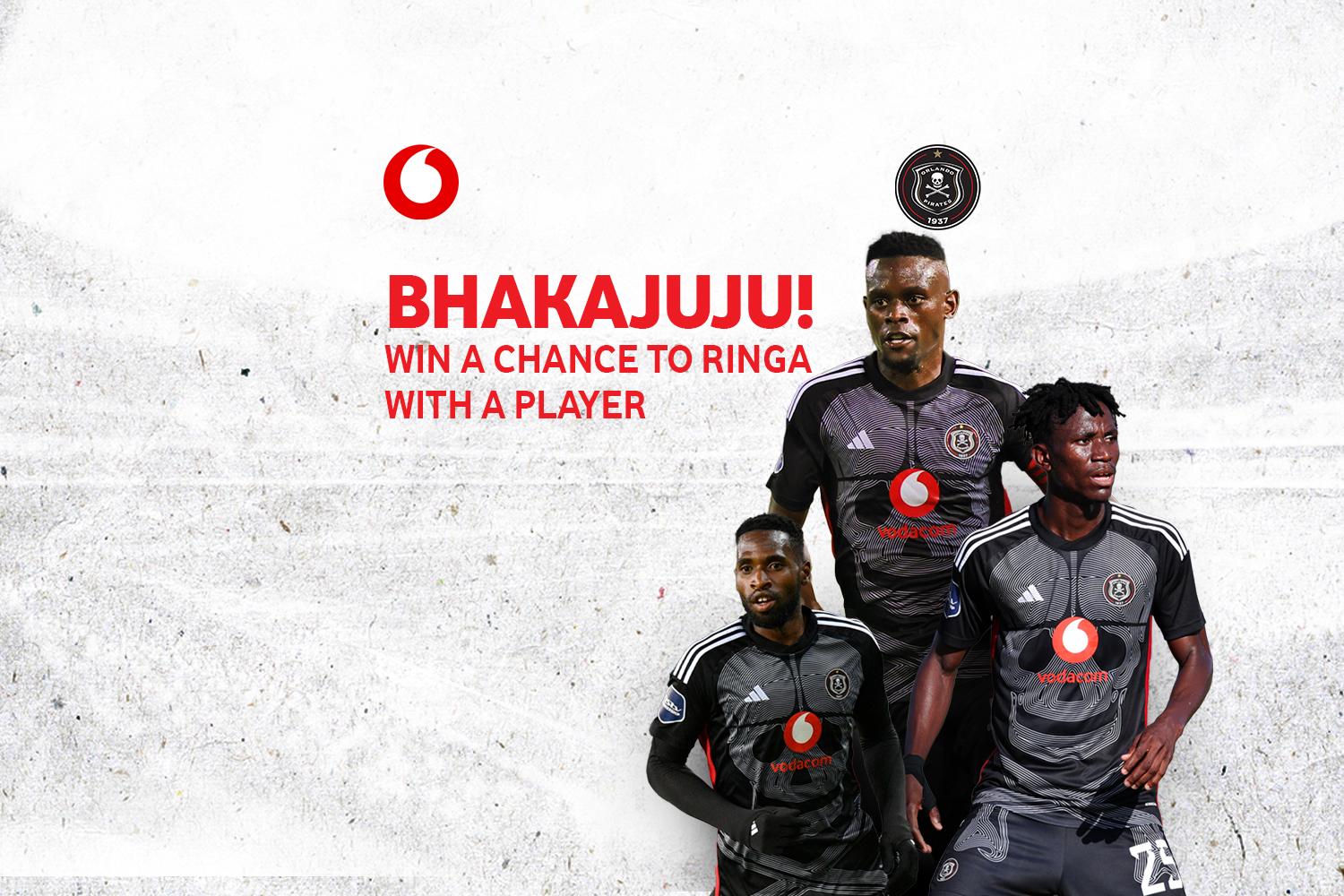 Ringa with your Favourite Orlando Pirates Player!