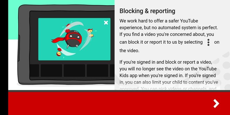 You can block and report inappropriate YouTube videos