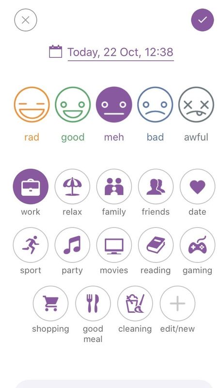 Download the Daylio app