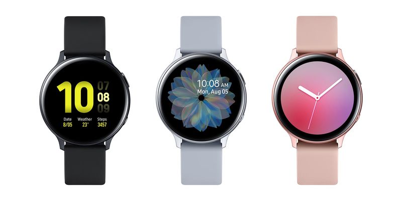 Samsung Galaxy Watch Active2 comes in many colours