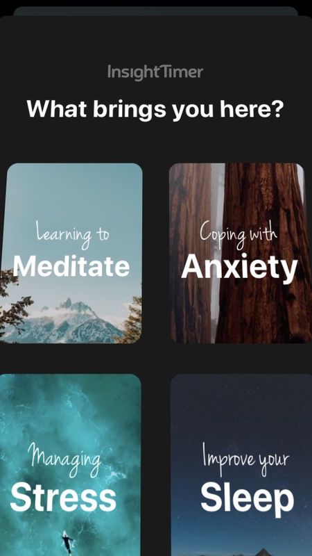 Download the Insight Timer app