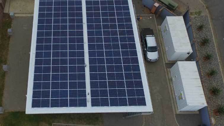 Vodacom has installed solar panels in Randburg