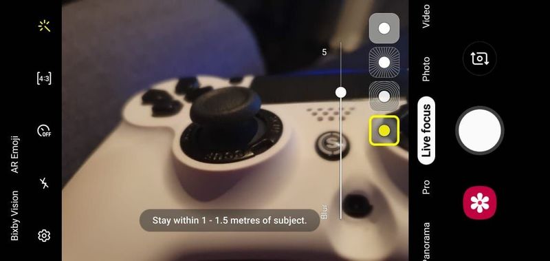 Live Focus is one of the cool camera modes on the Galaxy S10